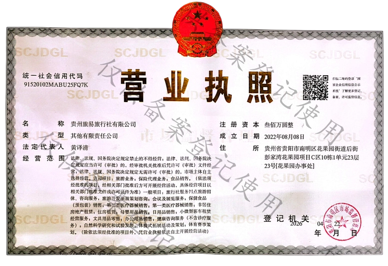 Guizhou Lyyi Travel Service Co., Ltd